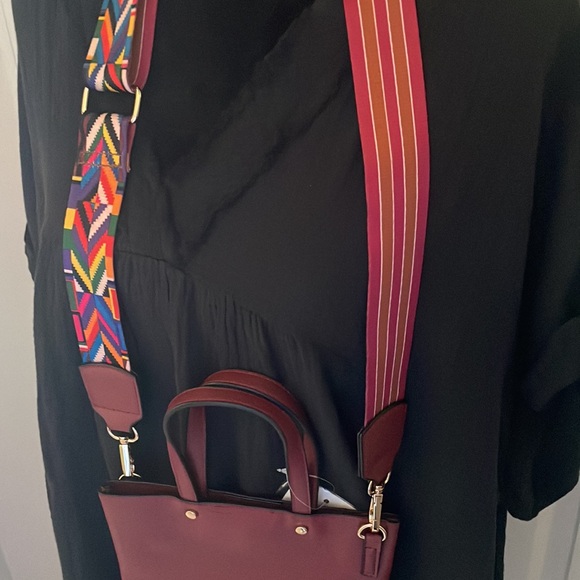 🎉♥️ NEW Marissa Satchel Crossbody Bag Purse Adjustable Reversible Purse Strap - Picture 3 of 3